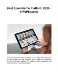 Best Ecommerce Platform 2020 - SFWPExperts PowerPoint PPT Presentation