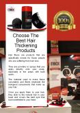 Choose The Best Hair Thickening Products PowerPoint PPT Presentation