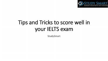 PPT – Tips and Tricks to score well in your IELTS exam PowerPoint ...