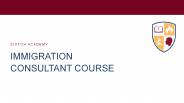 Immigration Consultant Course - Siotoh Academy