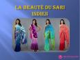 La beauté du sari indien PowerPoint PPT Presentation