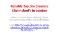 Reliable Top Dry Cleaners Chelmsford's In London PowerPoint PPT Presentation