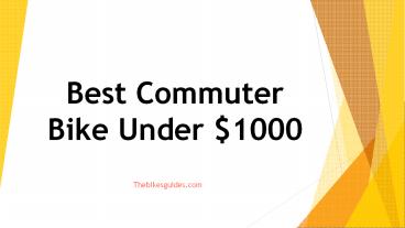 Best Commuter Bike under 1000