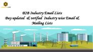 Industry Email Lists