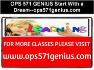 OPS 571 GENIUS Start With a Dream--ops571genius.com
