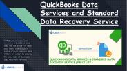 QuickBooks Data Services and Standard Data Recovery Service