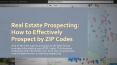 Prospect Using  Zip Code Information for Real Estate Agents PowerPoint PPT Presentation