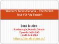 Women's Tunics Canada – The Perfect Tops For Any Season PowerPoint PPT Presentation