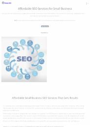 Affordable local seo services