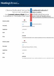 Casablanca Dedicated Server