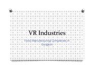 VR Industries- Golden Gate Nut Company