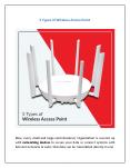 5 Types of Wireless Access Point PowerPoint PPT Presentation