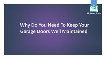 Services of Garage Door Repair in Cedar Rapids