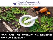 What Are the Homeopathic Remedies for Constipation?