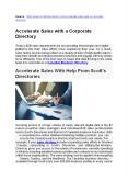 Accelerate Sales with a Corporate Directory PowerPoint PPT Presentation