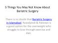 Bariatric Surgery PowerPoint PPT Presentation