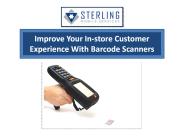 IMPROVE YOUR IN-STORE CUSTOMER EXPERIENCE WITH BARCODE SCANNERS
