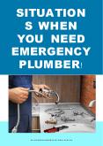 Situations When You Need Emergency Plumber PowerPoint PPT Presentation