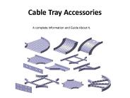 Cable Tray Accessories Manufacture and Supply