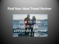 Find Your Ideal Travel Partner