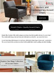 Modern And Contemporary Accent Chairs