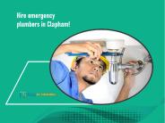 Hire emergency plumbers in Clapham