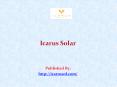 Icarus Solar PowerPoint PPT Presentation