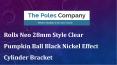 Rolls Neo 28mm Style Clear Pumpkin Ball Black Nickel Effect Cylinder Bracket PowerPoint PPT Presentation