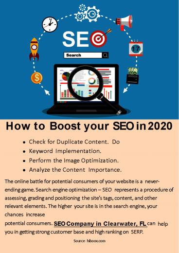 How to Boost your SEO in 2020