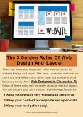 The 3 Golden Rules Of Web Design And Layout PowerPoint PPT Presentation