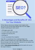5 Advantages and Benefits Of SEO For Your Website PowerPoint PPT Presentation