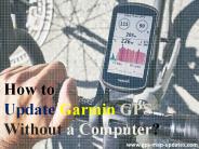 How to Update Garmin GPS Map without Computer?