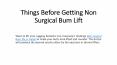 Things Before Getting Non Surgical Bum Lift PowerPoint PPT Presentation
