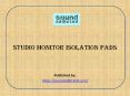 Studio Monitor Isolation Pads PowerPoint PPT Presentation