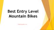 Entry Level Mountain Bikes