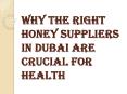 Honey Suppliers in Dubai and the Health Benefits of Honey PowerPoint PPT Presentation