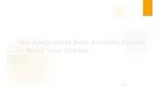 Hire assignment help australia experts to boost your grades