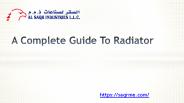 A Complete Guide To Radiator