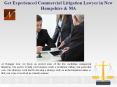 Get Experienced Commercial Litigation Lawyer in New Hampshire & MA PowerPoint PPT Presentation