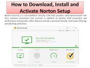 How to download Norton Security