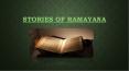 Stories of Ramayana PowerPoint PPT Presentation