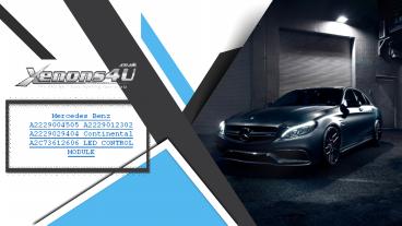 Mercedes-Benz A2229004505 LED Control Module