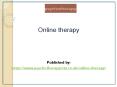 Online therapy PowerPoint PPT Presentation