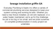 Sewage extraction griffin GA