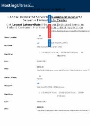 Finland Dedicated Server (1)