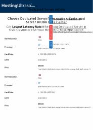 Oslo Dedicated Server (1)