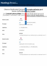 Portland Dedicated Server (1)