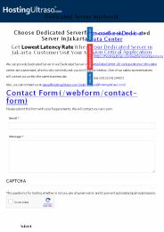 Jakarta Dedicated Server (1)