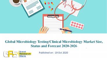 Global Microbiology Testing/Clinical Microbiology Market Size, Status and Forecast 2020-2026