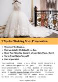 5 Tips for Wedding dress preservation PowerPoint PPT Presentation